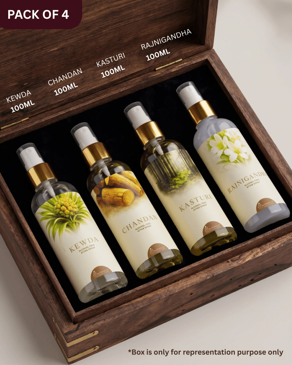 4 - in - 1 Pooja Spray Combo - Sadhna.co™