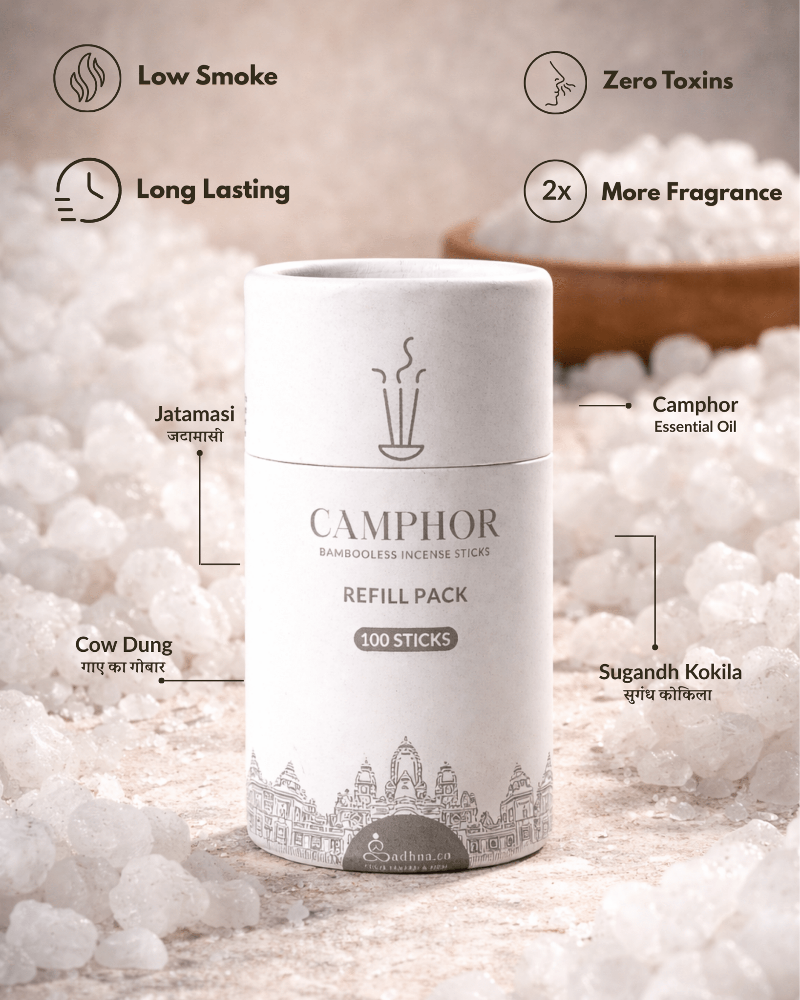 Camphor Refill Pack - Sadhna.co™