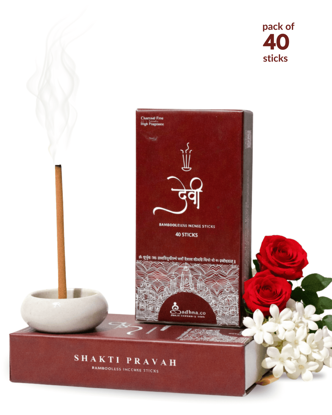 Bambooless Incense Sticks – Low Smoke & Eco-Friendly – Sadhna.co™