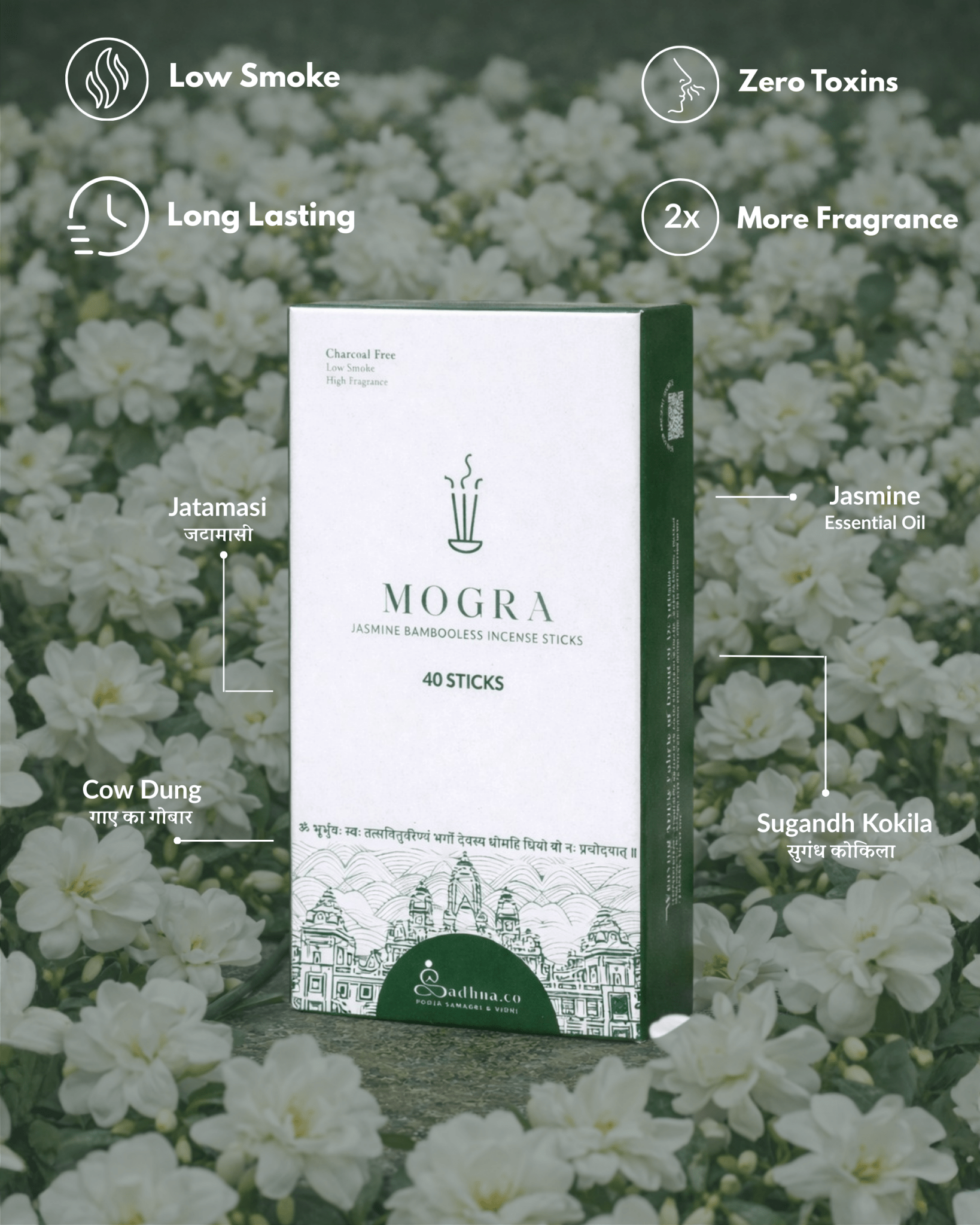 Jasmine (मोगरा) - Sadhna.co™