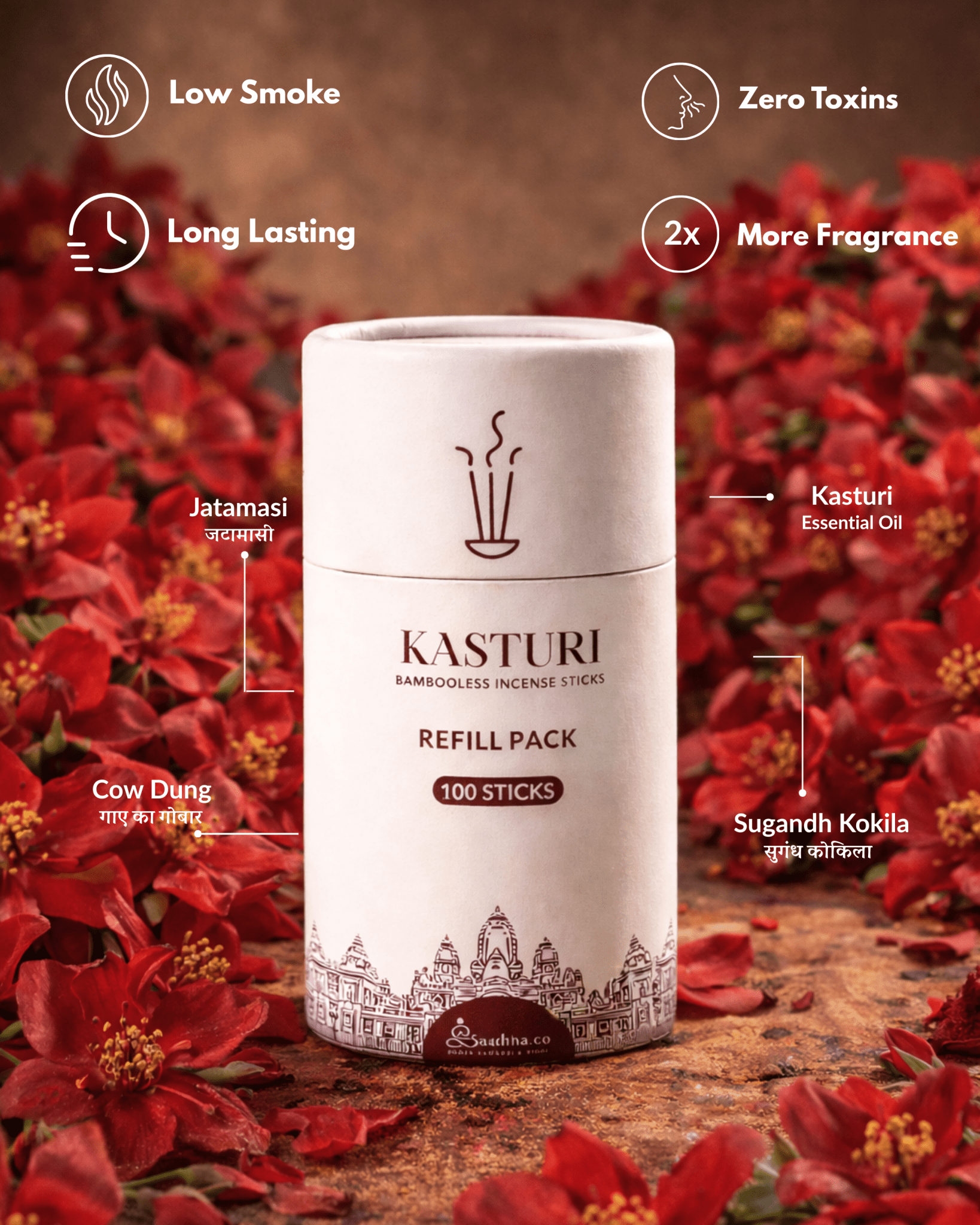 Kasturi Refill Pack - Sadhna.co™