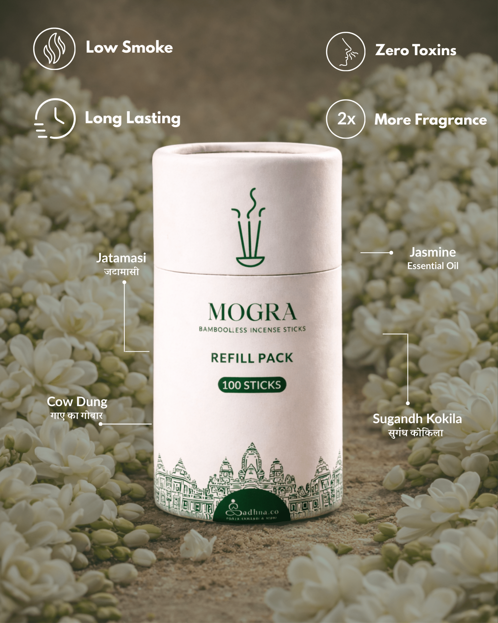 Mogra Refill Pack - Sadhna.co™