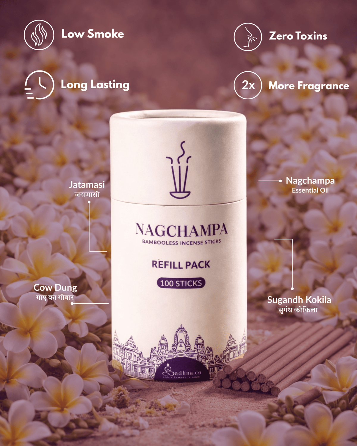Nagchampa Refill Pack - Sadhna.co™