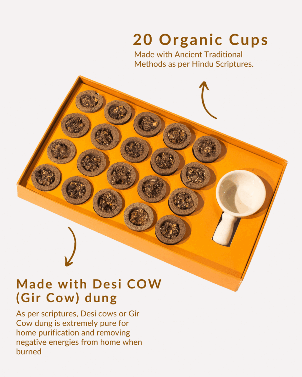 Sandalwood Havan Cup - Sadhna.co