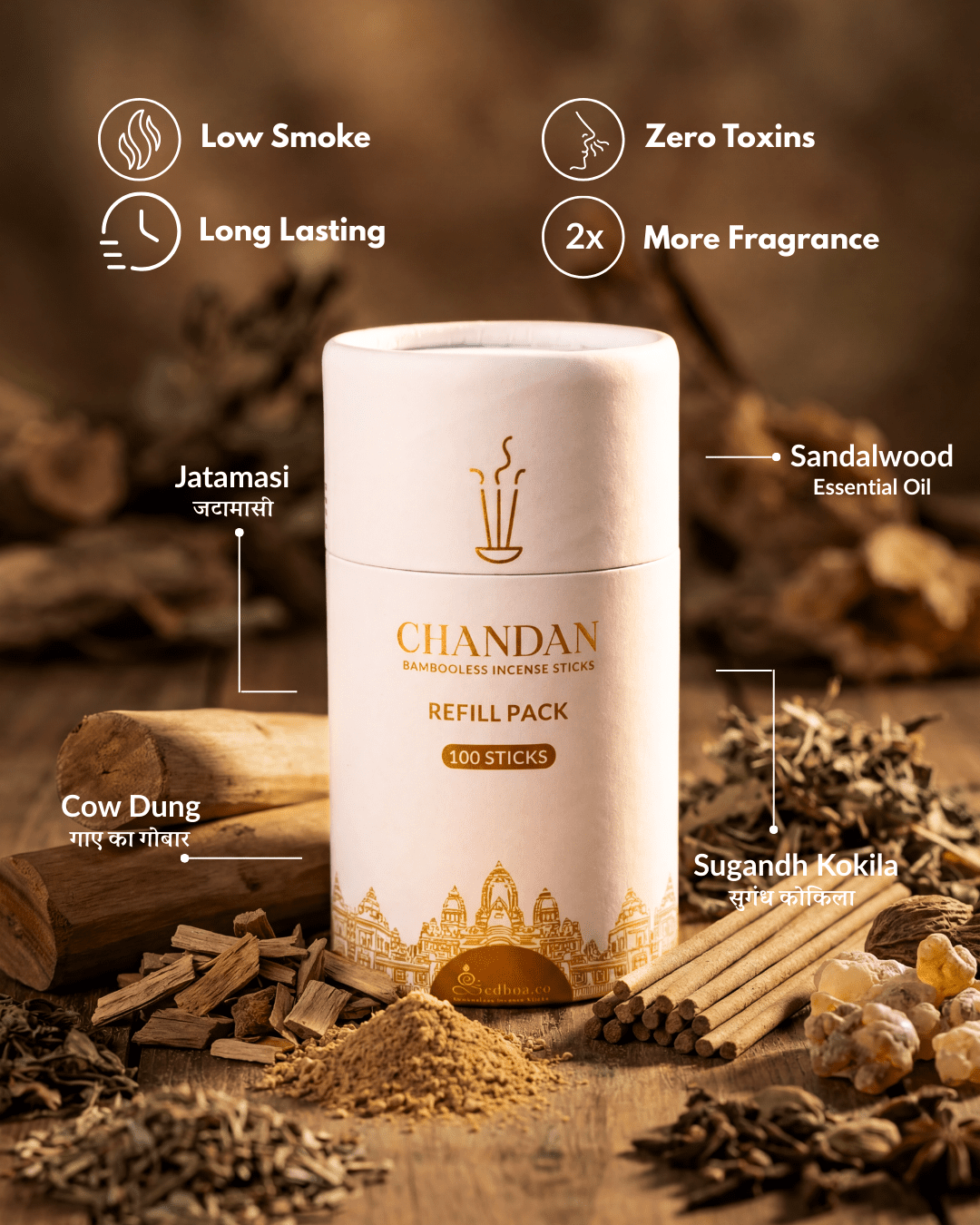 Sandalwood Refill Pack - Sadhna.co™