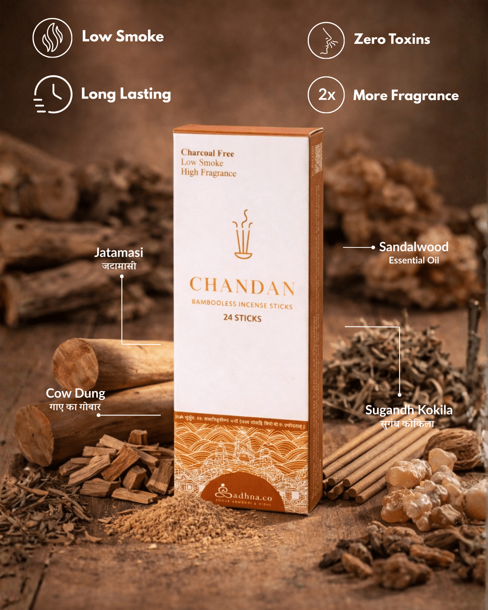 Sandalwood Trial Pack - Sadhna.co™