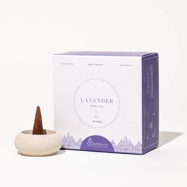 Lavender Dhoop Cones