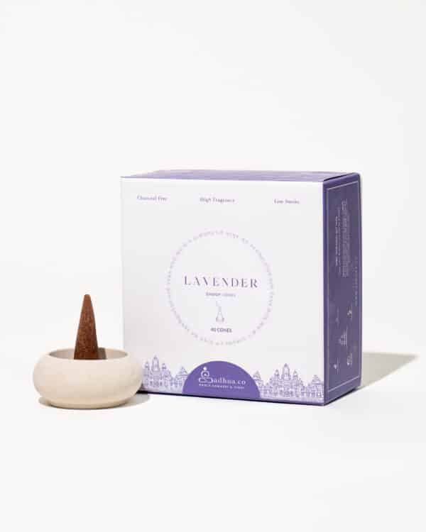 Lavender Dhoop Cones